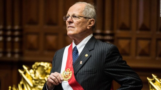 Renunció el presidente de Perú, Pedro Pablo Kuczynski