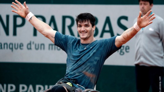 El "Lobito" Fernández avanzó a la final de Wimbledon de tenis adaptado
