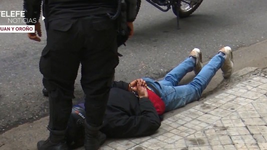 Detuvieron a un motochorro luego de cometer un robo en pleno centro de la ciudad