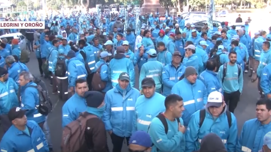 Gremios rosarinos protestaron contra la reforma laboral