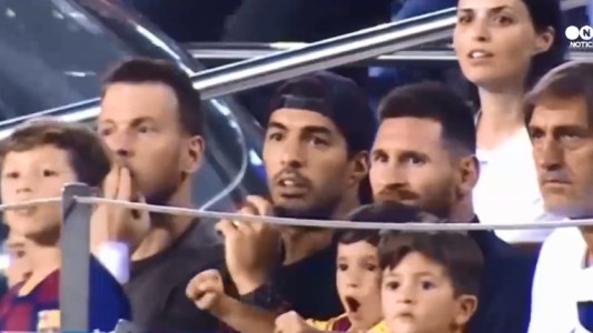El tierno error de Mateo Messi: festejó un gol que no fue y provocó la risa de todos