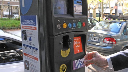 Estacionamiento medido: rigen nuevas tarifas a partir del jueves 10