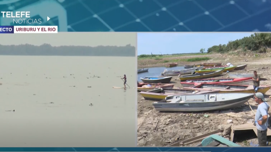 Bajante histórica del río Paraná