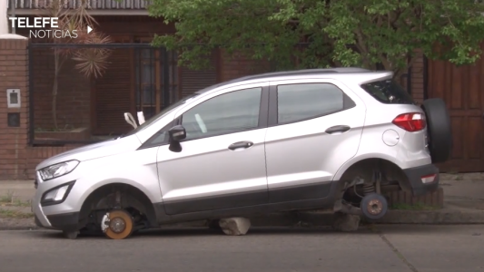 Otra vez atacaron los "robaruedas" en zona noroeste