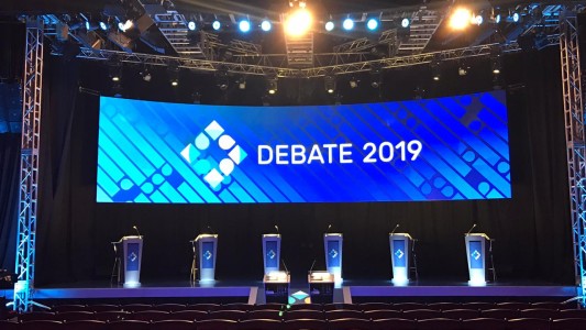 Segundo debate presidencial: los candidatos exponen a una semana de las elecciones