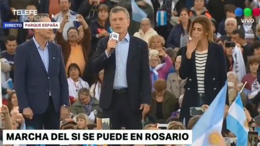 Macri en Rosario: "No nos va a ayudar traer a los mismos del pasado"