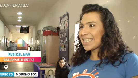 Rubí, la primera mujer trans candidata a dirigir un centro de estudiantes