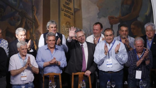Alberto, con la CGT: "Ustedes son parte del Gobierno que viene"