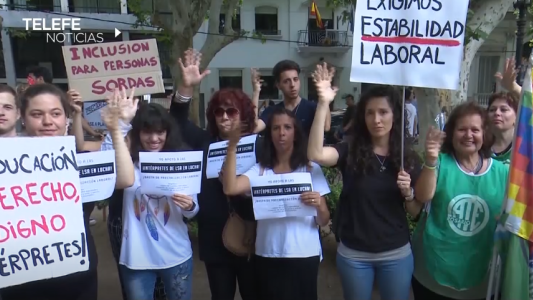 Masiva marcha de ATE, Amsafé y Siprus