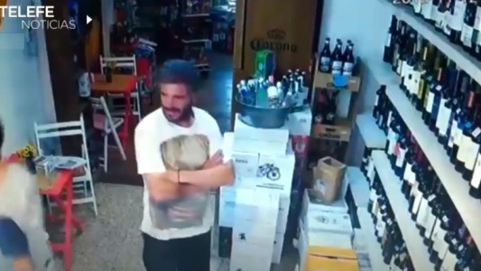 El ladrón de vinos finos volvió al ruedo en un comercio de Echesortu