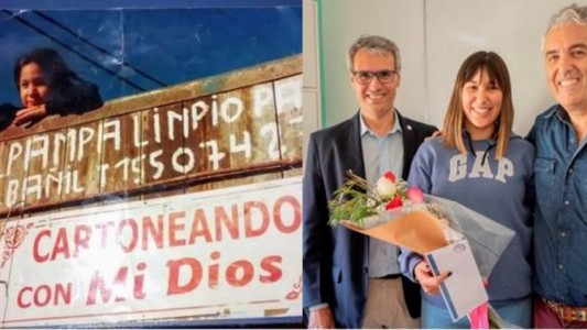 "Es tocar el cielo con las manos": trabajó como cartonera y ahora se recibió de enfermera