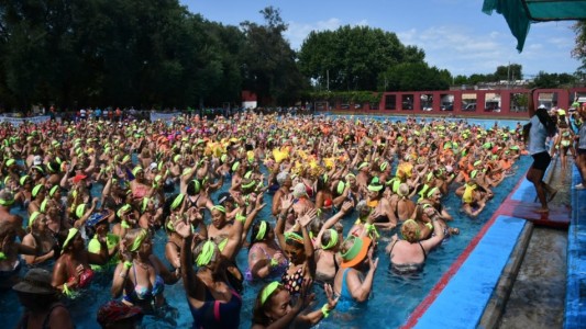 Más de 1500 adultos mayores disfrutaron el finde en las piletas del Saladillo