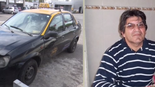 Taxistas realizan un paro en señal de duelo por el asesinato de un chofer