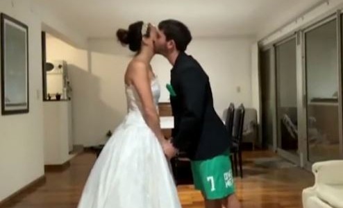 Boda virtual: festejaron con videos a través de las redes sociales