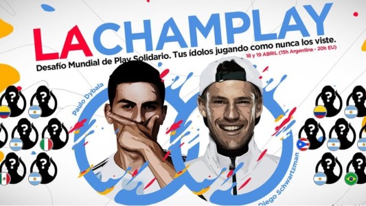 Diego Schwartzman y Paulo Dybala organizan un torneo de FIFA20 solidario