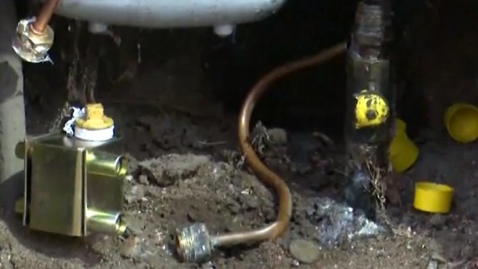 Robaron piezas de un medidor y provocaron una fuga de gas