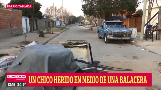 Un adolescente fue herido de bala en barrio Tablada