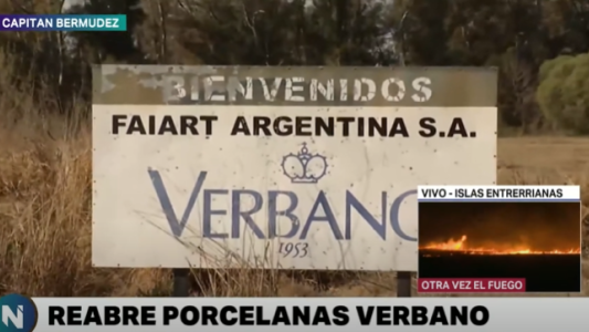 Verbano reabrió su planta de Capitán Bermúdez