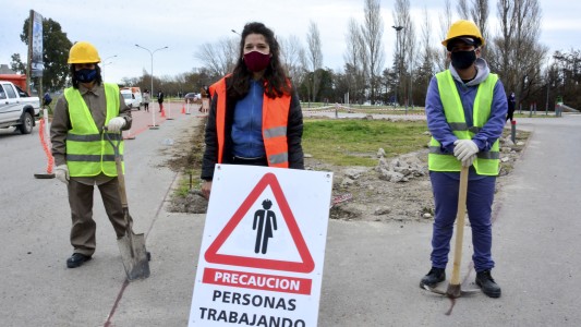 Viedma tiene su primera obra pública a cargo de mujeres y disidencias