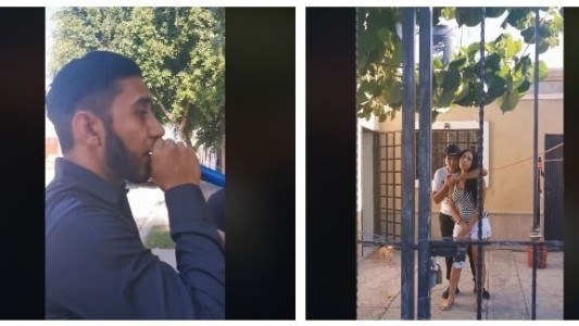 Video viral: fue a cantarle una serenata a su novia y la sorprendió con otro hombre