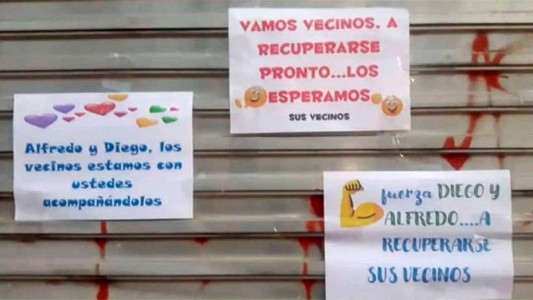 Gestos que sí: los carteles y el cariño de los clientes a dos comerciantes contagiados de Covid