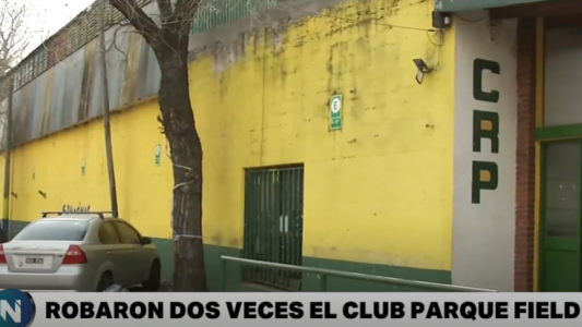 Robaron dos veces el club Parque Field en apenas 48 horas