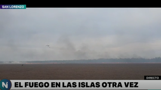 El fuego en las islas no da tregua