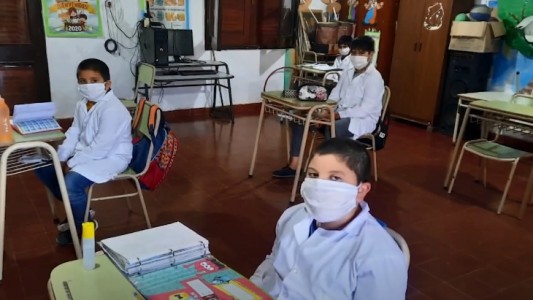 Volvieron las clases en 33 pequeñas localidades de la Provincia