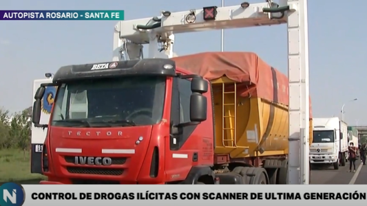 Megaoperativo de la Federal: instalaron un escáner gigante para detectar drogas, explosivos y divisas del mercado ilegal