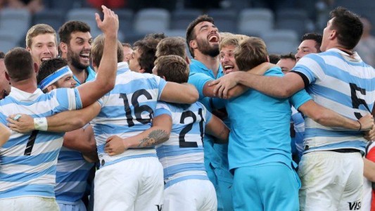 La emoción en los festejos de "Los Pumas" que hicieron historia y le ganaron a los All Blacks