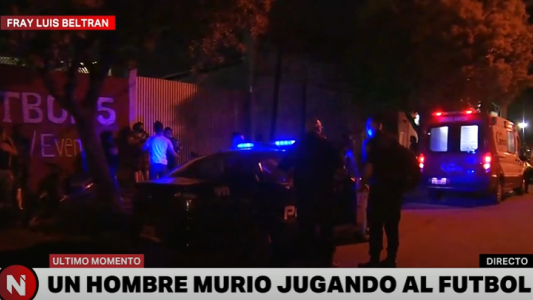 Conmoción en Fray Luis Beltrán: un joven funcionario murió jugando al fútbol