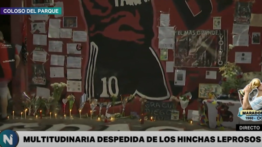 Rosario despidió a Diego Maradona en el Coloso del Parque Independencia