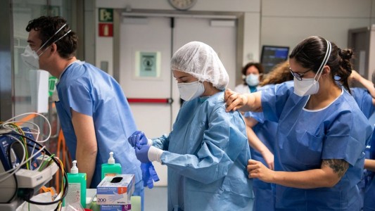 Argentina: más de 60.000 trabajadores de la salud se contagiaron de coronavirus