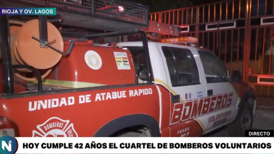 Los Bomberos Voluntarios de Rosario celebraron su cumple número 42