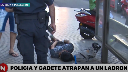 Persecución y detención en pleno centro