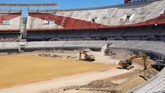 El Monumental ya tiene césped inteligente y River lo estrenará en febrero