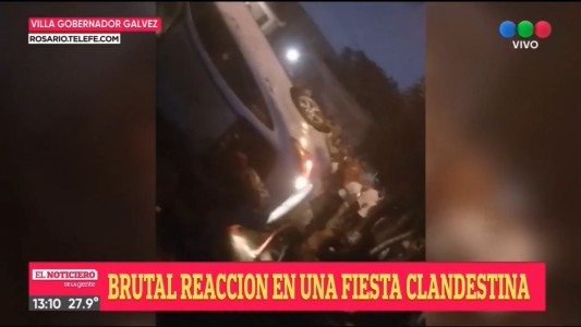 Villa Gobernador Gálvez: fiesta, descontrol y casi una tragedia