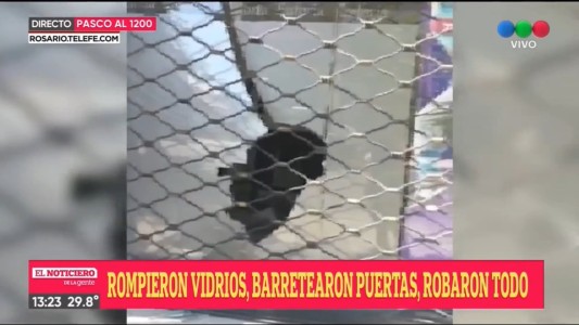 Vandalismo y robo en una escuela de danza