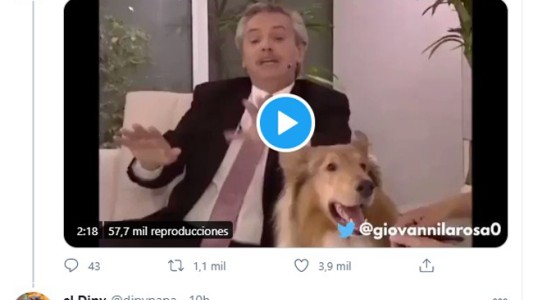 El Dipy cargó contra Alberto en redes: “Nos cansamos de su doble discurso”