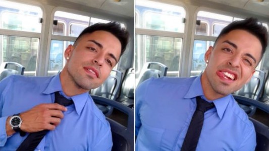 Furor en las redes sociales por el "colectivero sexy"