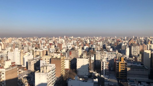 Cielo despejado, viento y luego…calor