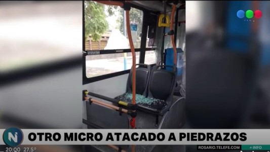 Apedrearon a otro colectivo