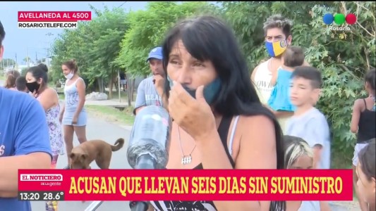 Un barrio ya lleva seis días sin agua