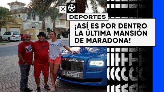 Alquilan la última mansión donde vivió Maradona