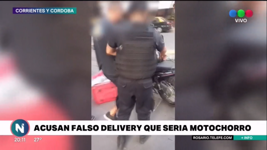 Denuncian que motochorros se hacen pasar por cadetes de delivery