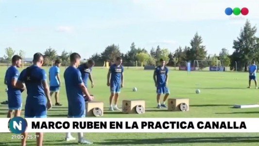 Central volvió a los entrenamientos, con una cara nueva pero viejo conocido