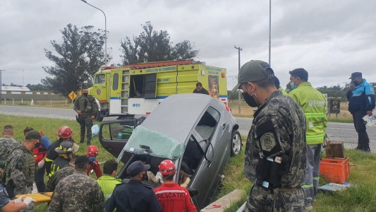 Murieron dos mujeres en un vuelco en la autovía 2