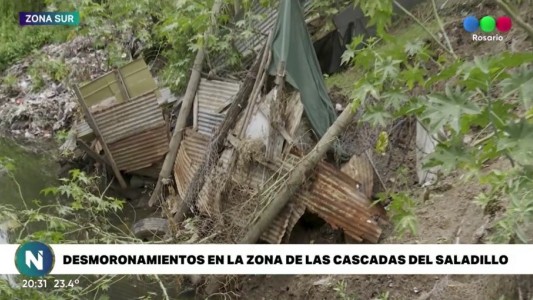 Abrupto aumento de caudal del Saladillo: temen derrumbe de varias casas