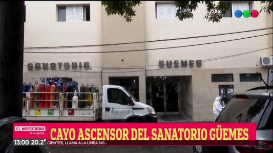 Una mujer se cayó en un ascensor y se luxó una vértebra