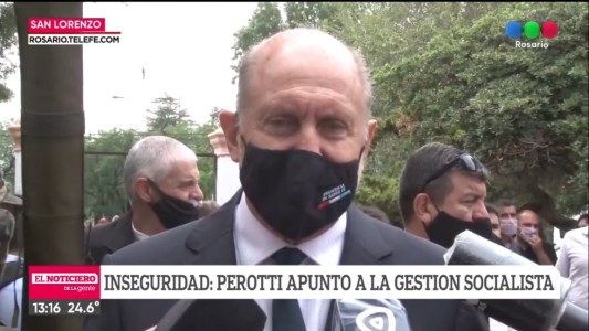 Perotti sobre la inseguridad: “Revertir la situación es un proceso que llevará su tiempo”